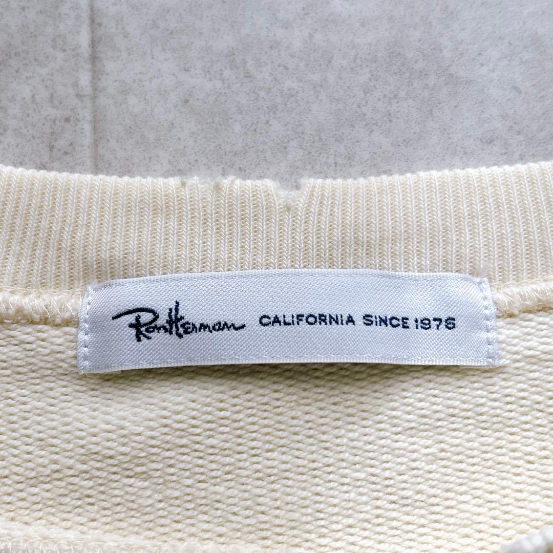 美品✨RonHerman ロンハーマン ミッキー ダメージ加工 スウェット L