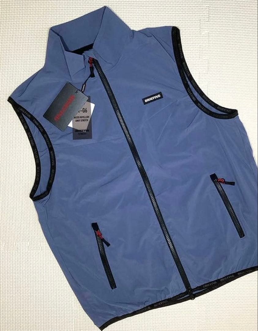 BRIEFING GOLF MS WIND VEST（GRAY／M）