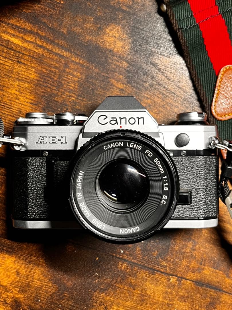 【美品】Canon AE-1 シルバー + FD 50mm F1.8 セット