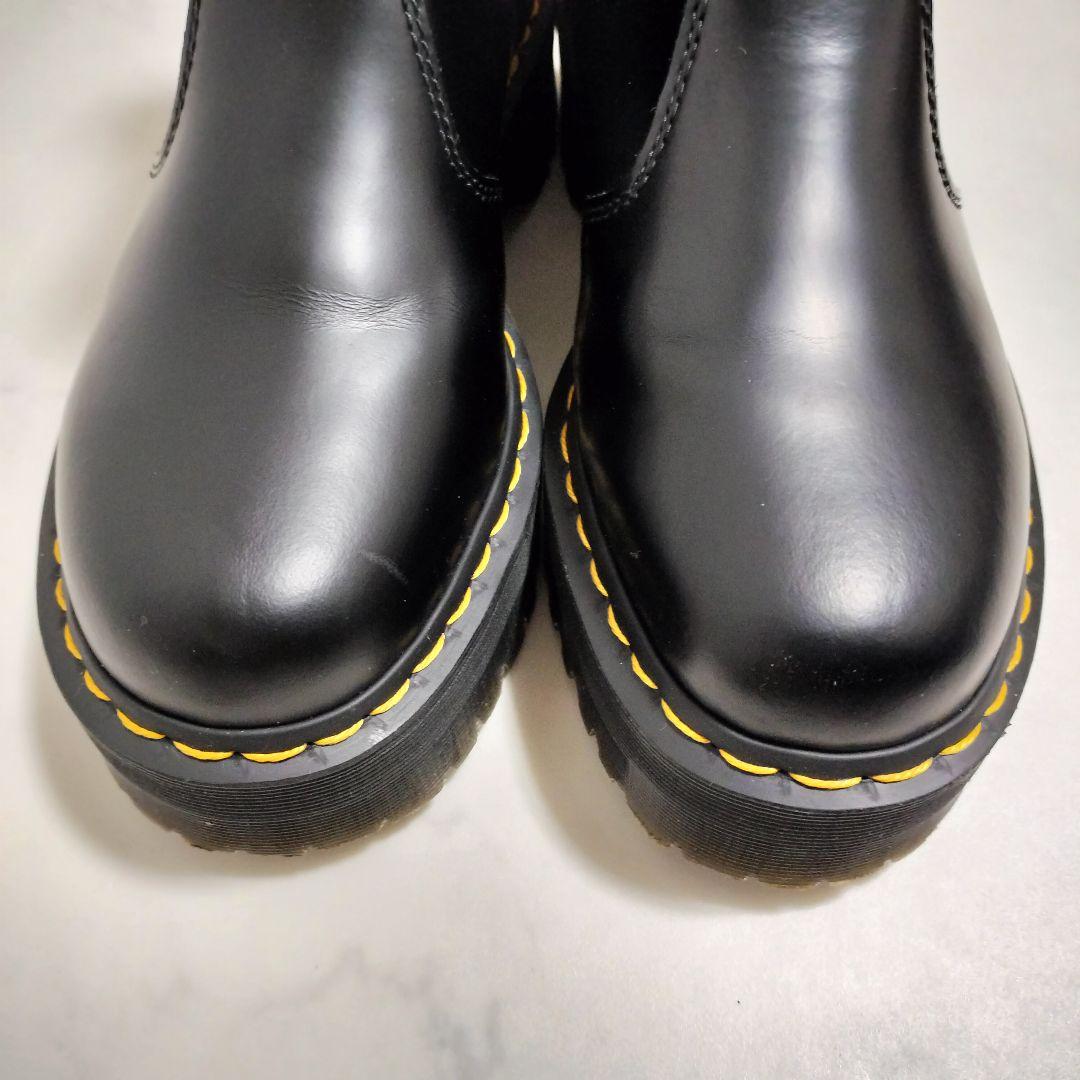 Dr. Martens　サイドゴアブーツ　ブラック　クアッド 2976　厚底