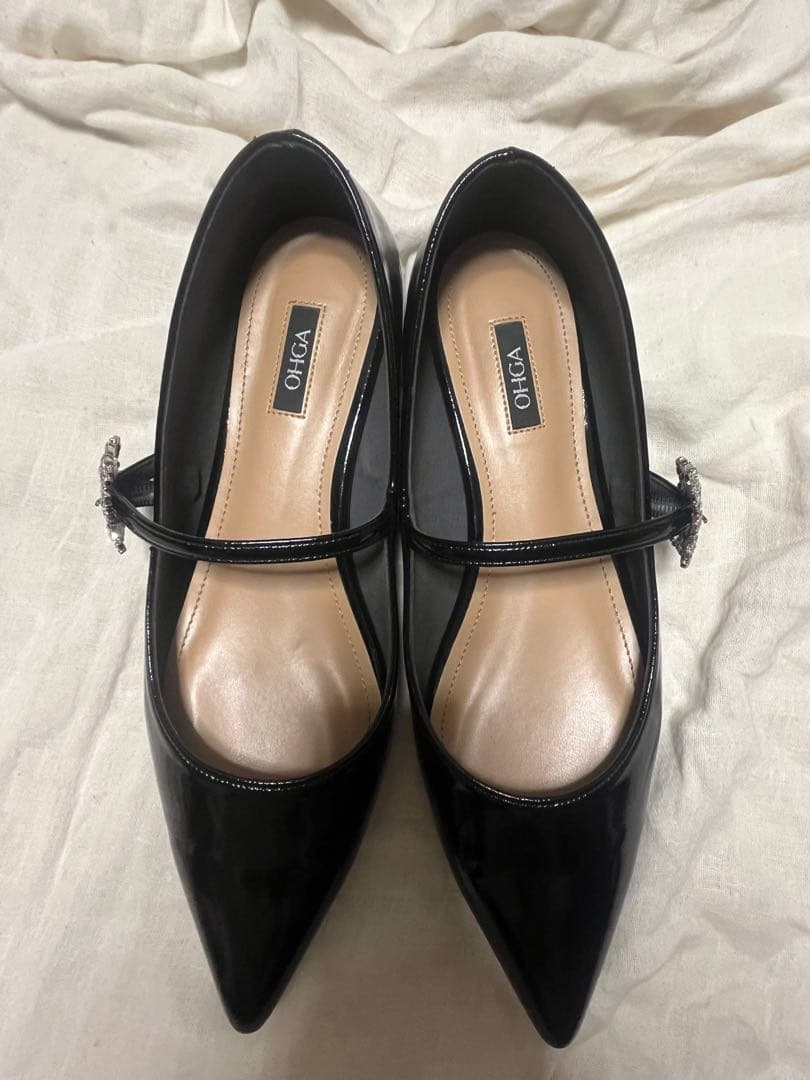 OHGA メリージェーン フラットシューズ 24センチ