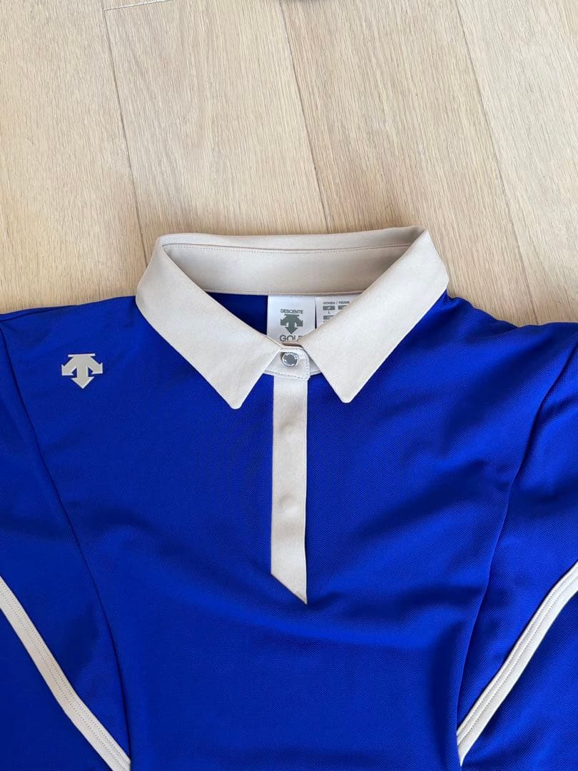 DESCENTE GOLF ノースリーブポロシャツ
