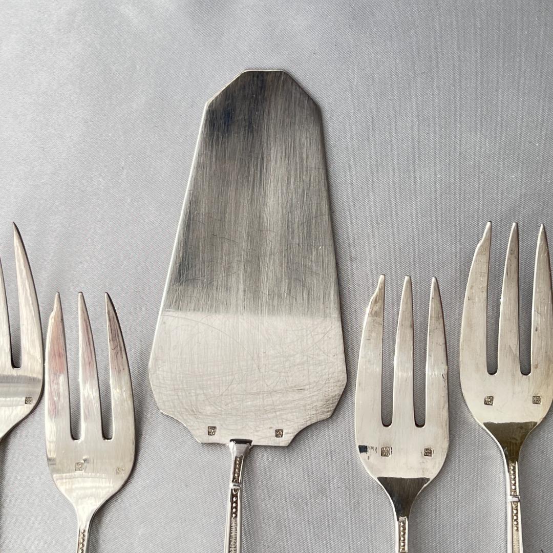 【仏蘭西】 ロシア様式のケーキフォーク ケーキサーバー 仏蘭西