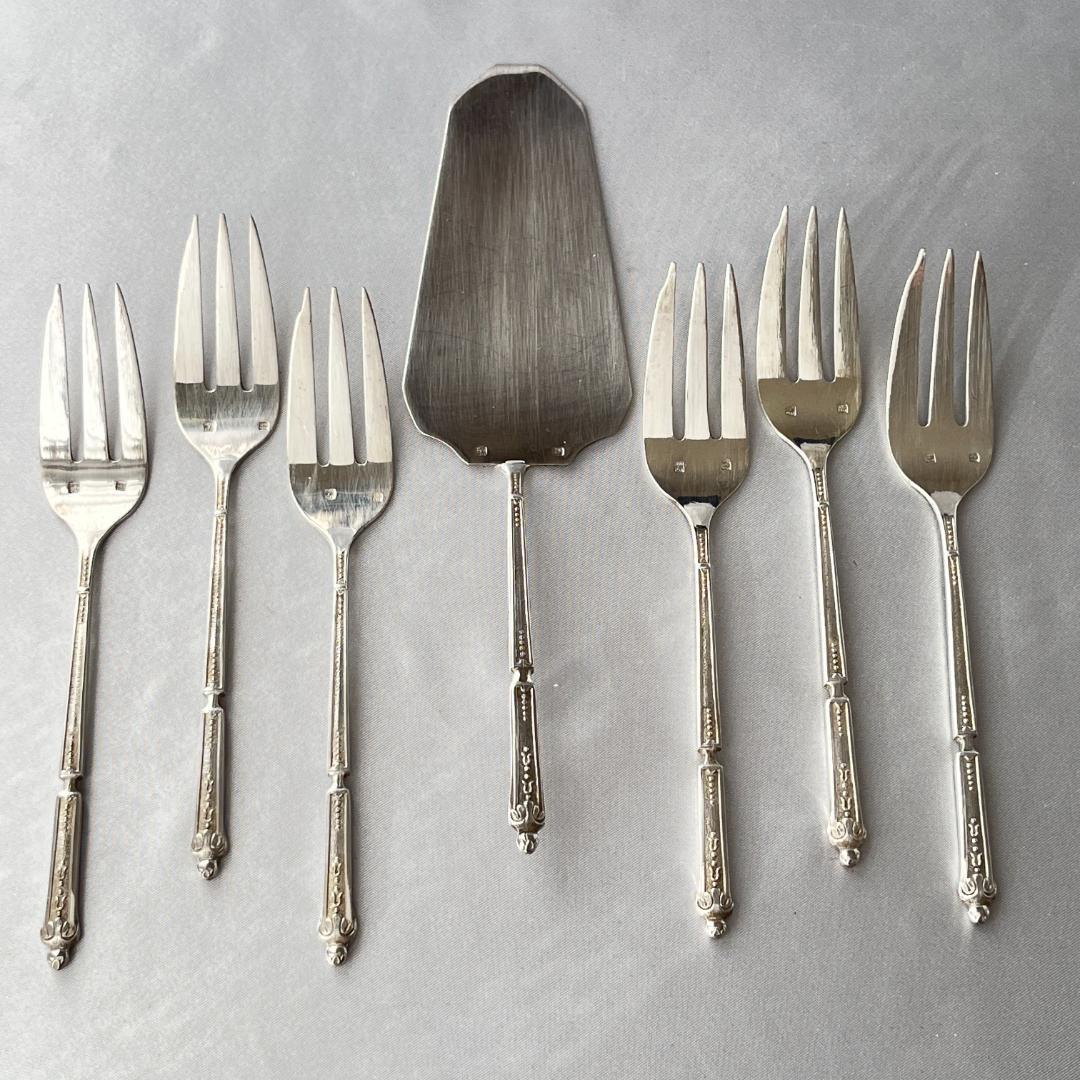 【仏蘭西】 ロシア様式のケーキフォーク ケーキサーバー 仏蘭西