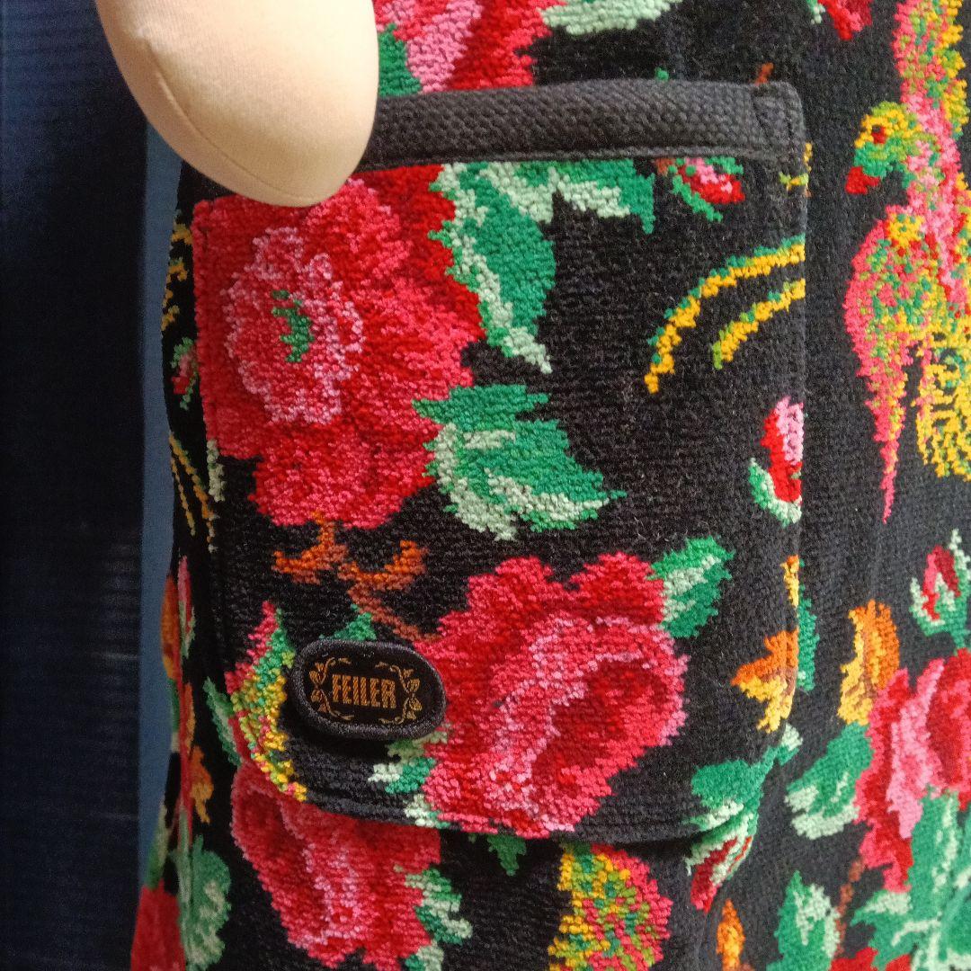 極美品 FEILER フェイラー エプロン パラディス 鳳凰 2ポケット希少