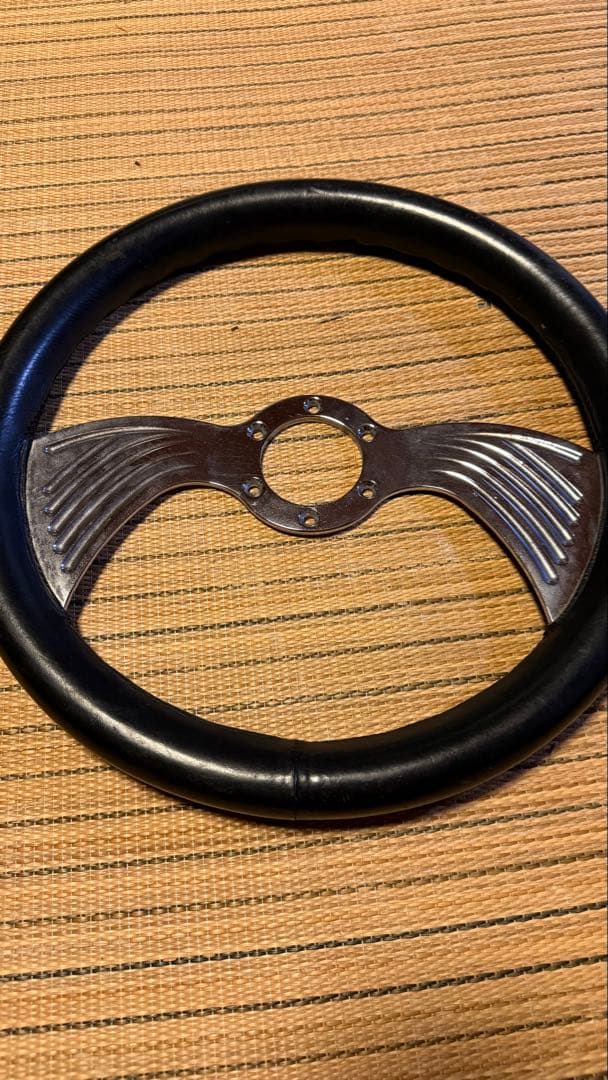 ビレット風　カスタム　ステアリングホイール