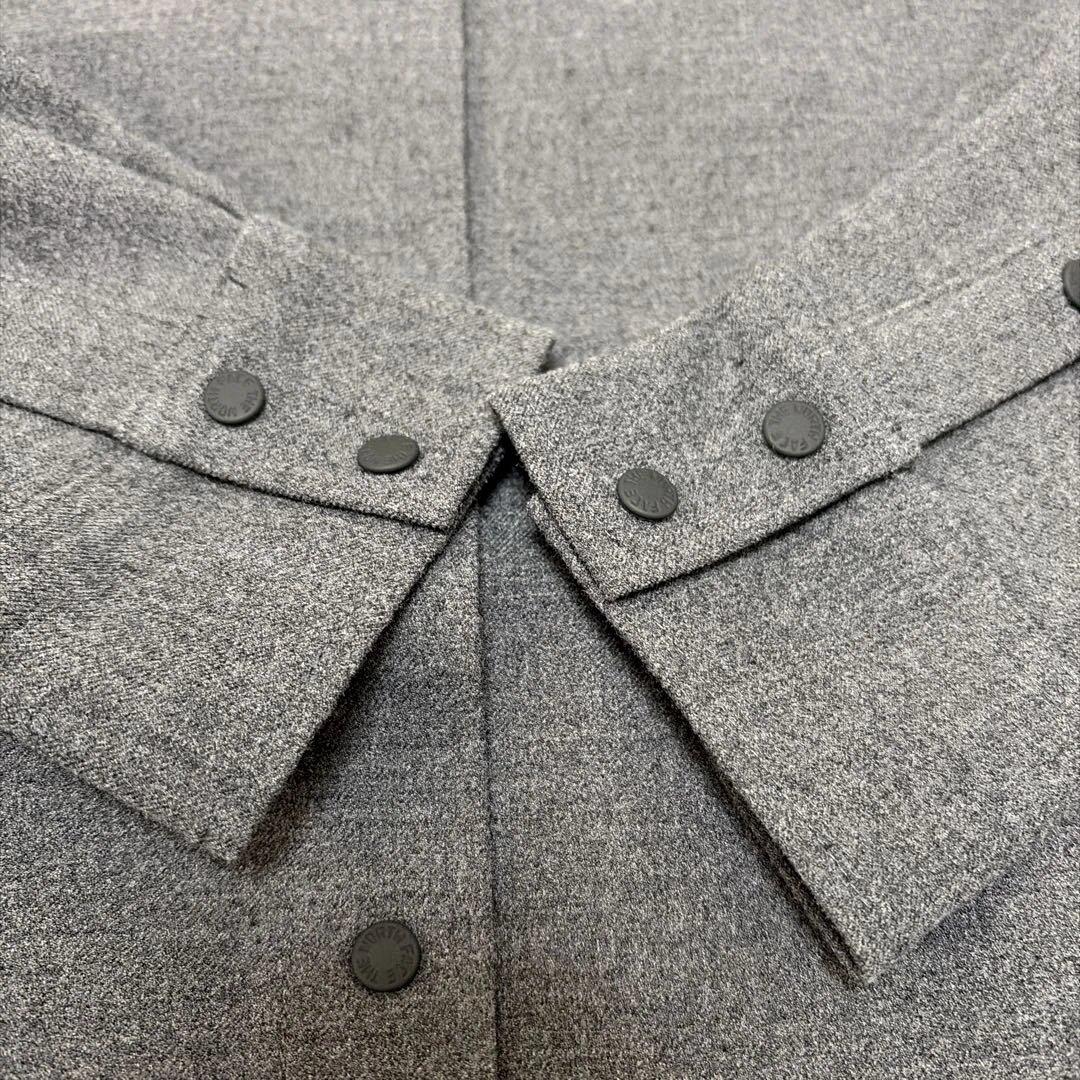 THE NORTH FACE セットアップ　長袖シャツ パンツ グレーとブラック