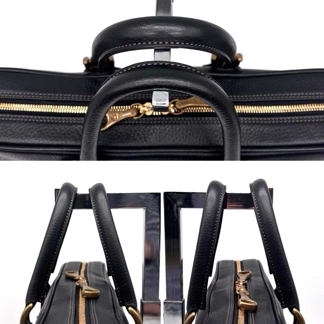 ✨美品✨トフアンドロードストーン　Vブリーフ　ビジネスバッグ　A4可　レザー