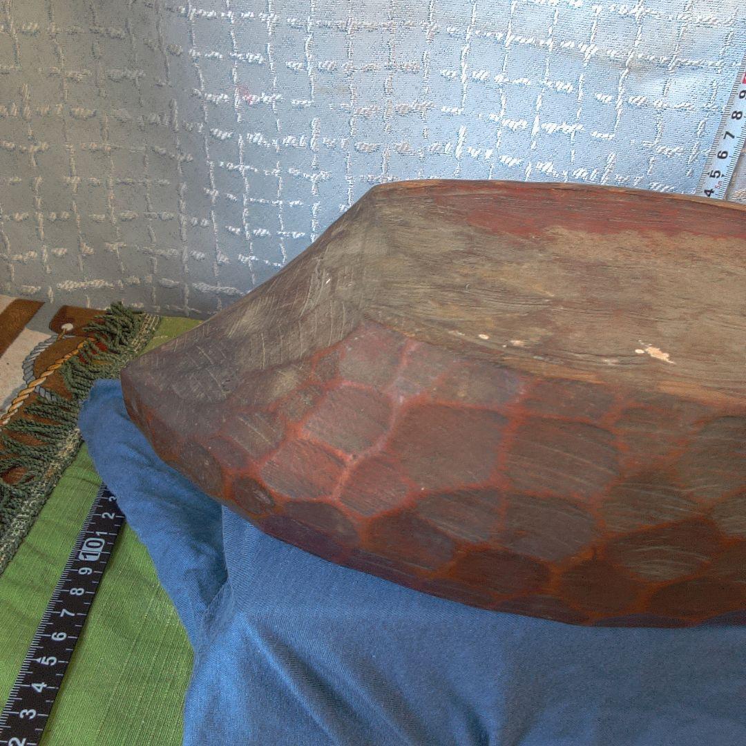 一刀彫？ 花生け？ 骨董 美術 アンティーク