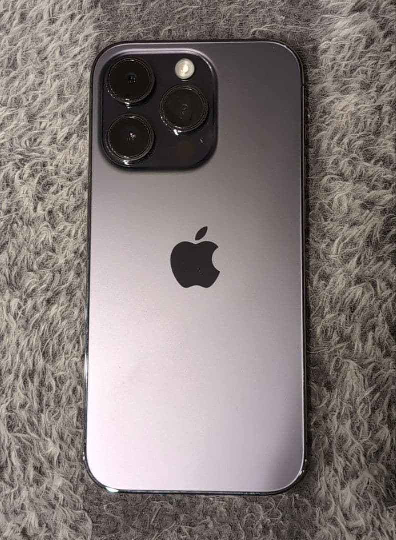 【SIMフリー】iPhone 14 Pro 256GB ディープパープル／美品