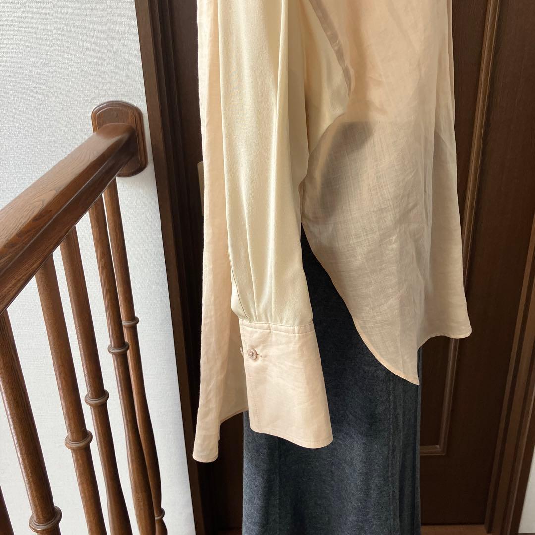 ken 大草直子さん推薦】【洗える】ラミーボイル シャツ / ブラウス