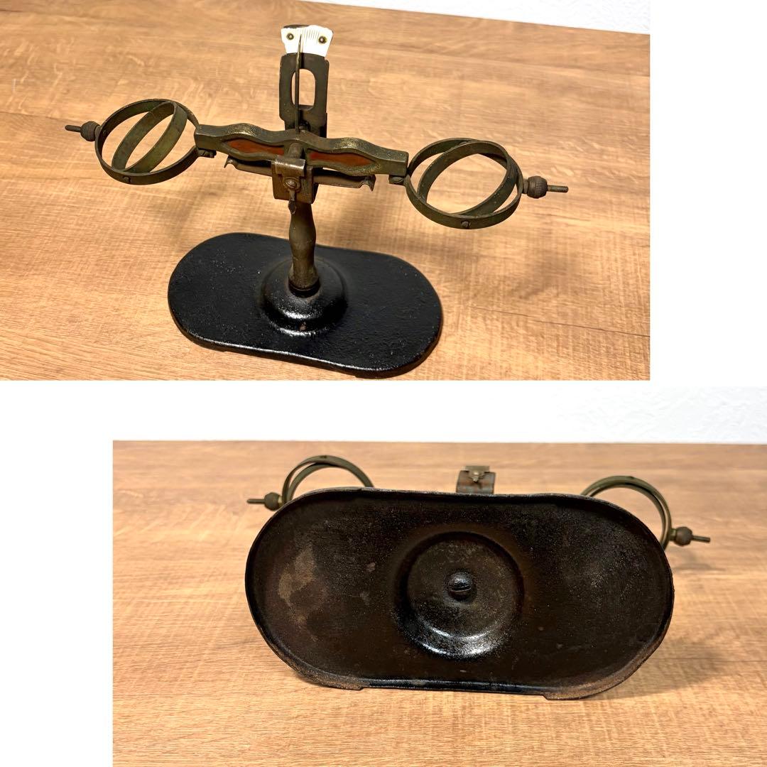 アンティーク 天秤 はかり 金属製 試験管 インダストリアル ジャンク