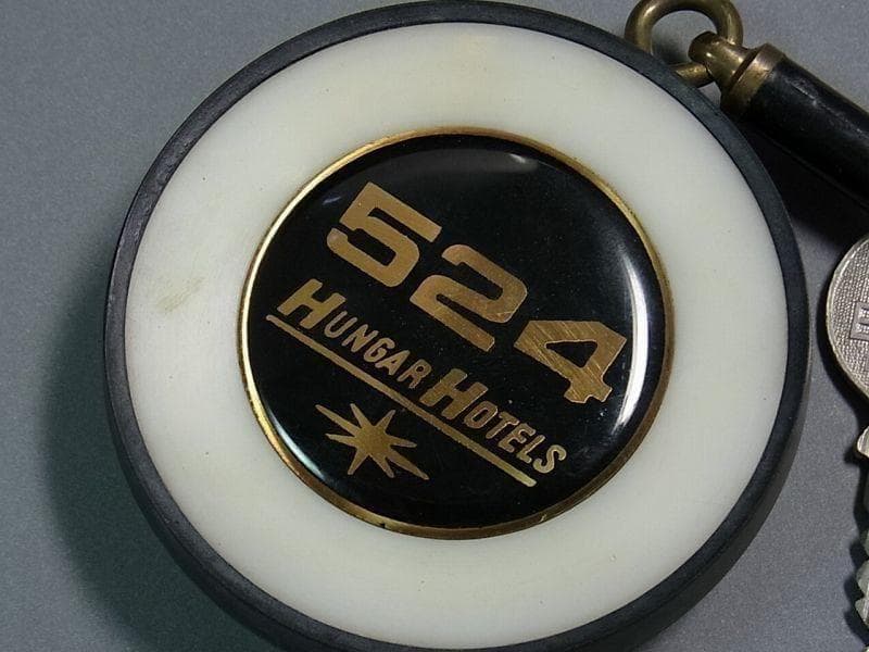 《東欧リゾート》ハンガリー ヴィンテージ バラトンフレド ホテルタグ＆キー