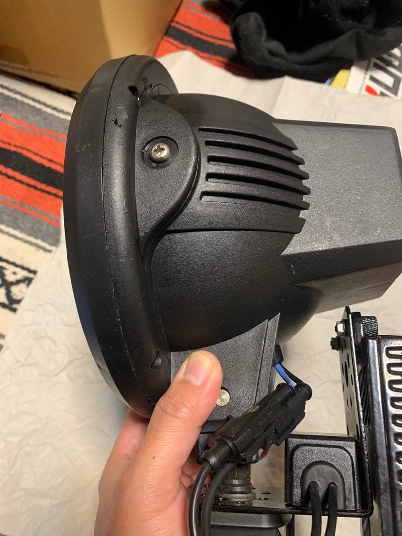 今峰製HIDライト 7インチ6000Kクワガタ採集中型ライト実測87W