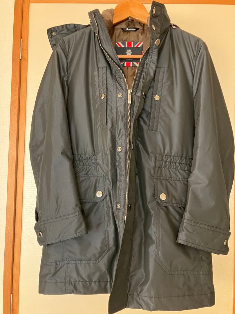 Aquascutum フード ダウンライナー付 モッズコート
