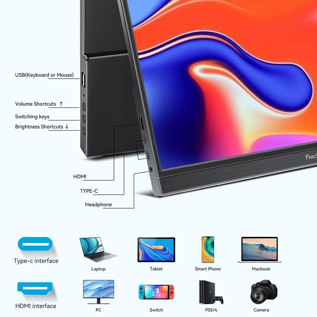 LED DISPLAY モバイルモニター 15.6インチ 説明書付き