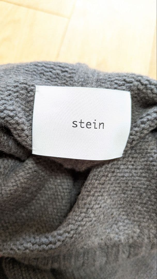 トップス stein EX FINE LAMBS LOOSE HIGH NECK KNIT