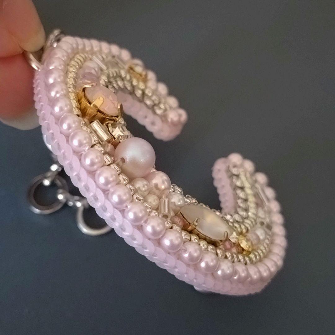 ☆ちぃ☆ピンクのさくらんぼ・イニシャルМ・イニシャルC バックチャーム