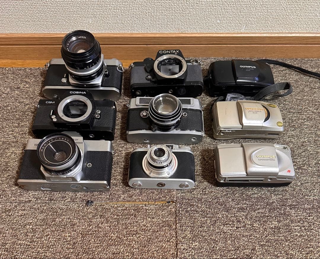 MAMIYA CONTAX OLYMPUS フィルムカメラ ジャンク　まとめ