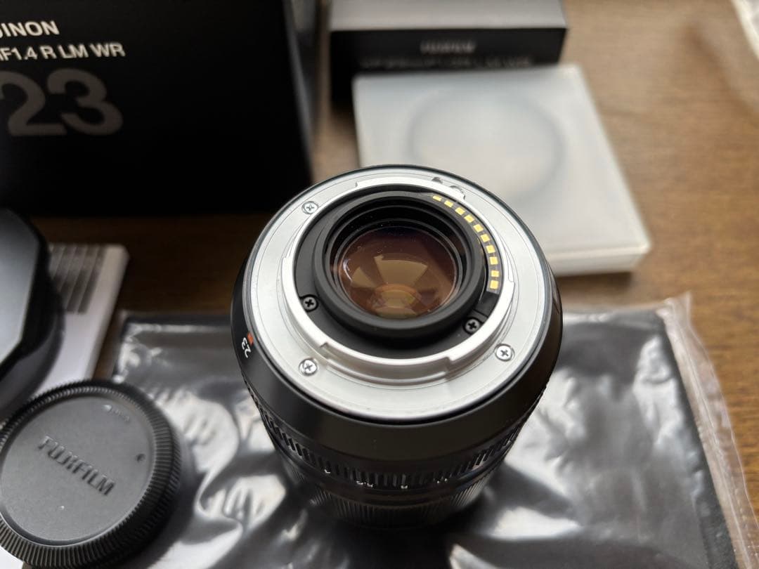 【美品】FUJINON XF23mm F1.4 R LM WR＋純正角形フード