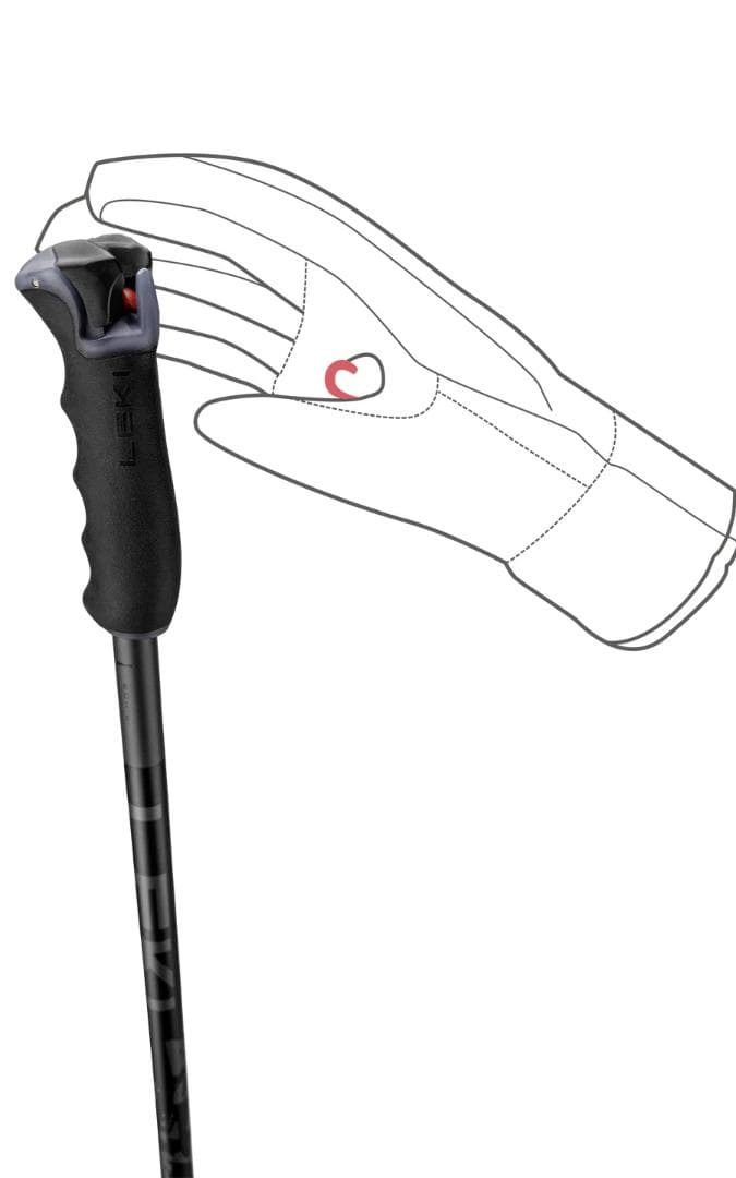 Leki Detect S スキーポールストック 115CM