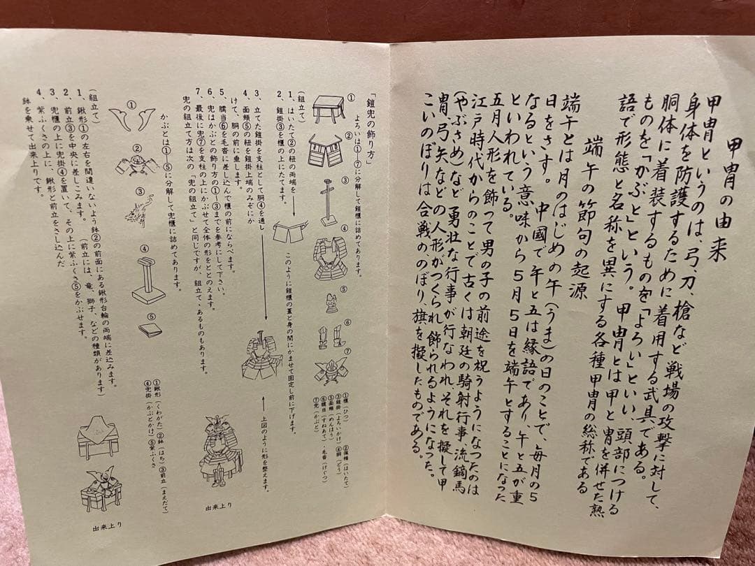 飾り甲冑　鎧兜　よろいかぶと　子供の日　5月人形　縁起物　健やかな成長を願い祝う