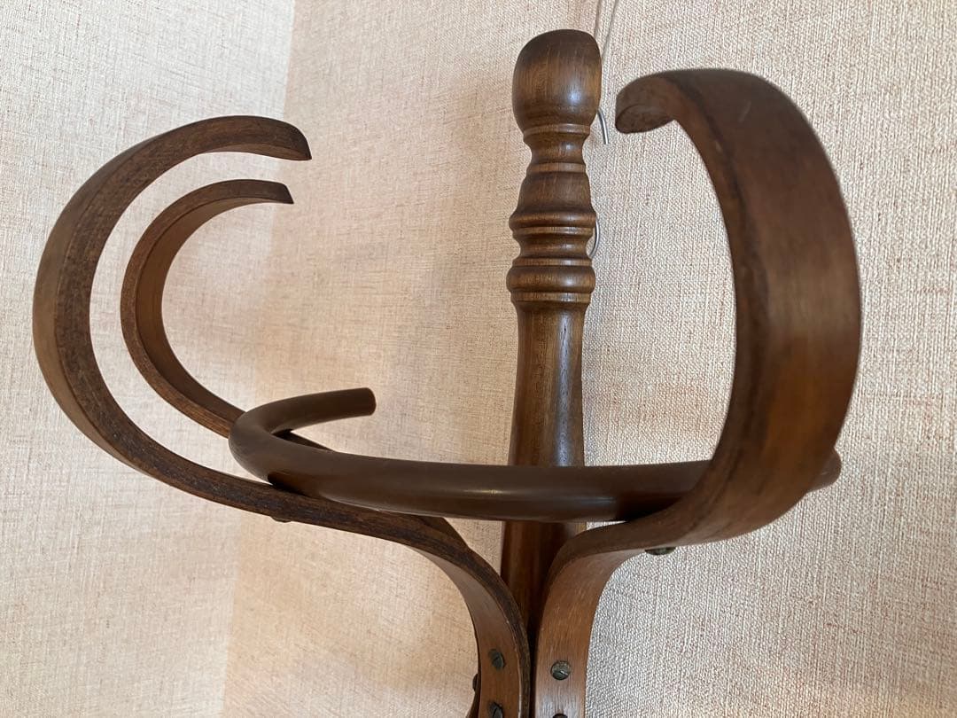 木製 壁掛けハンガーラック コート掛け 帽子掛け 豪華装飾 アンティーク調