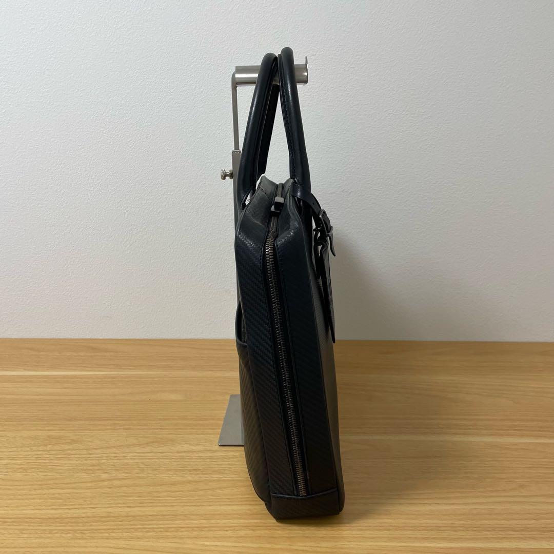 ダンヒル　ビジネスバッグ　ブリーフケース　レザー　ブラック