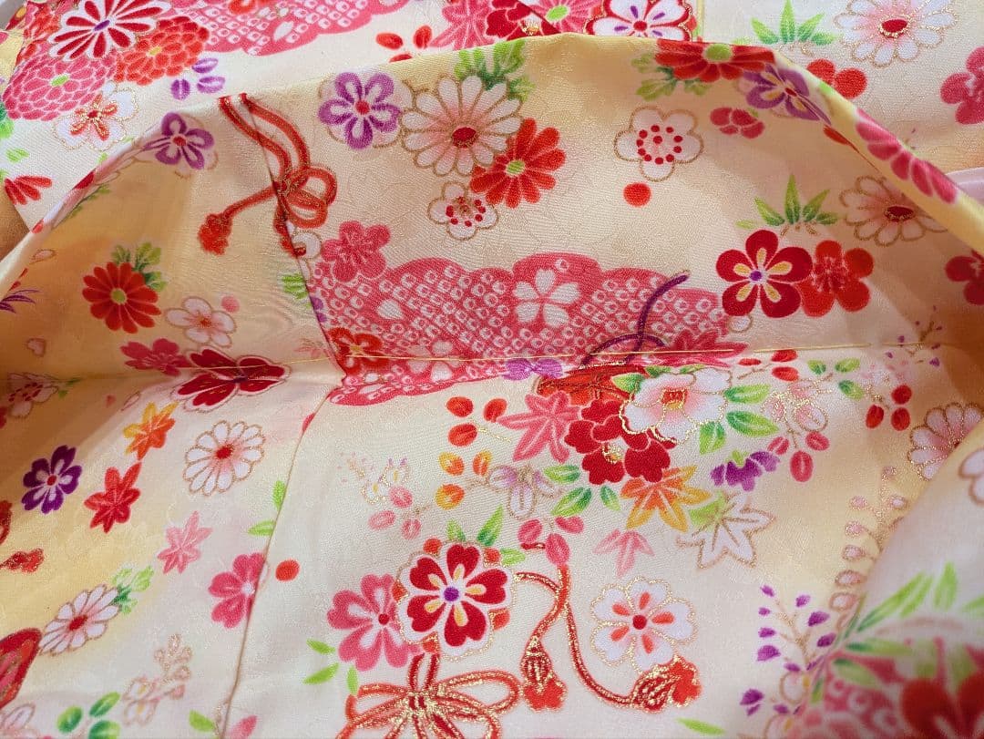 七五三 着物セット 花柄 子供用　3歳用