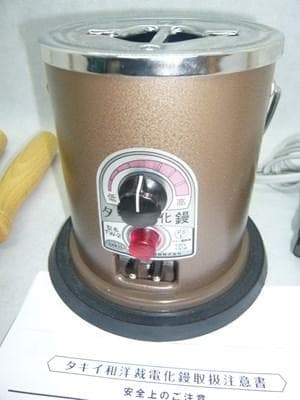 展示未使用品　タキイ和裁電化鏝　ランプ付　和裁コテ　タキイ製　鏝２本付