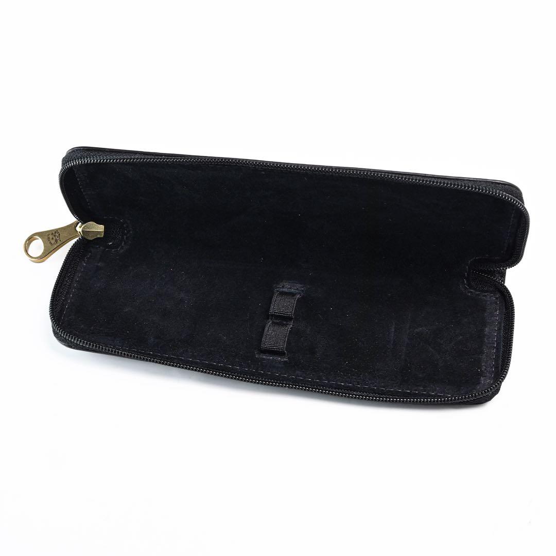 イルビゾンテ　レザーペンケース　黒