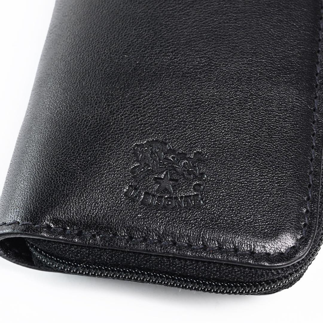イルビゾンテ　レザーペンケース　黒