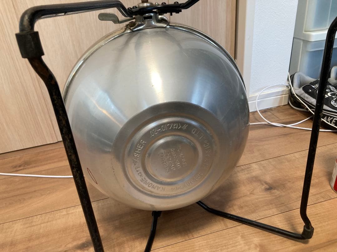 カモメホーム洗濯機 林製作所 球体 手回し式　昭和レトロ