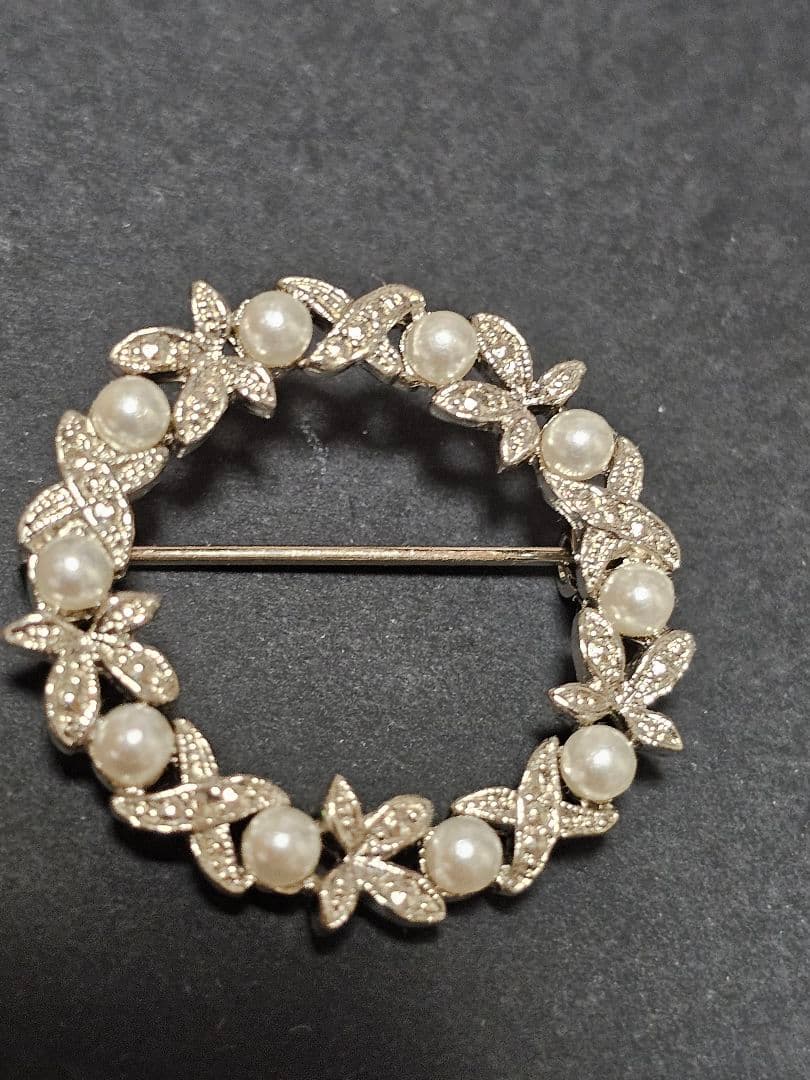 【お値下げ】ヴィンテージ　シードパールとシルバー　ペンダント