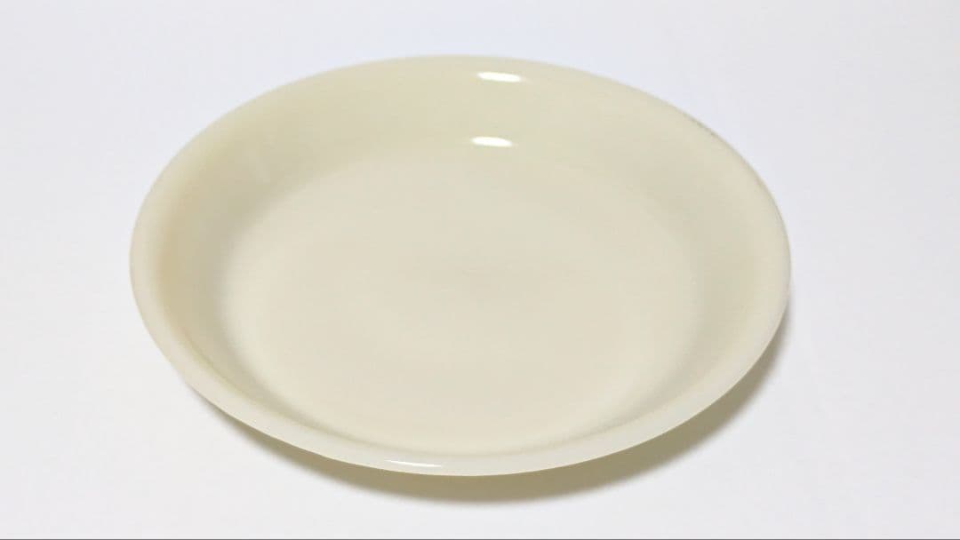 最初期 ブロックレター ファイヤーキング アイボリー パイプレート 2枚セット