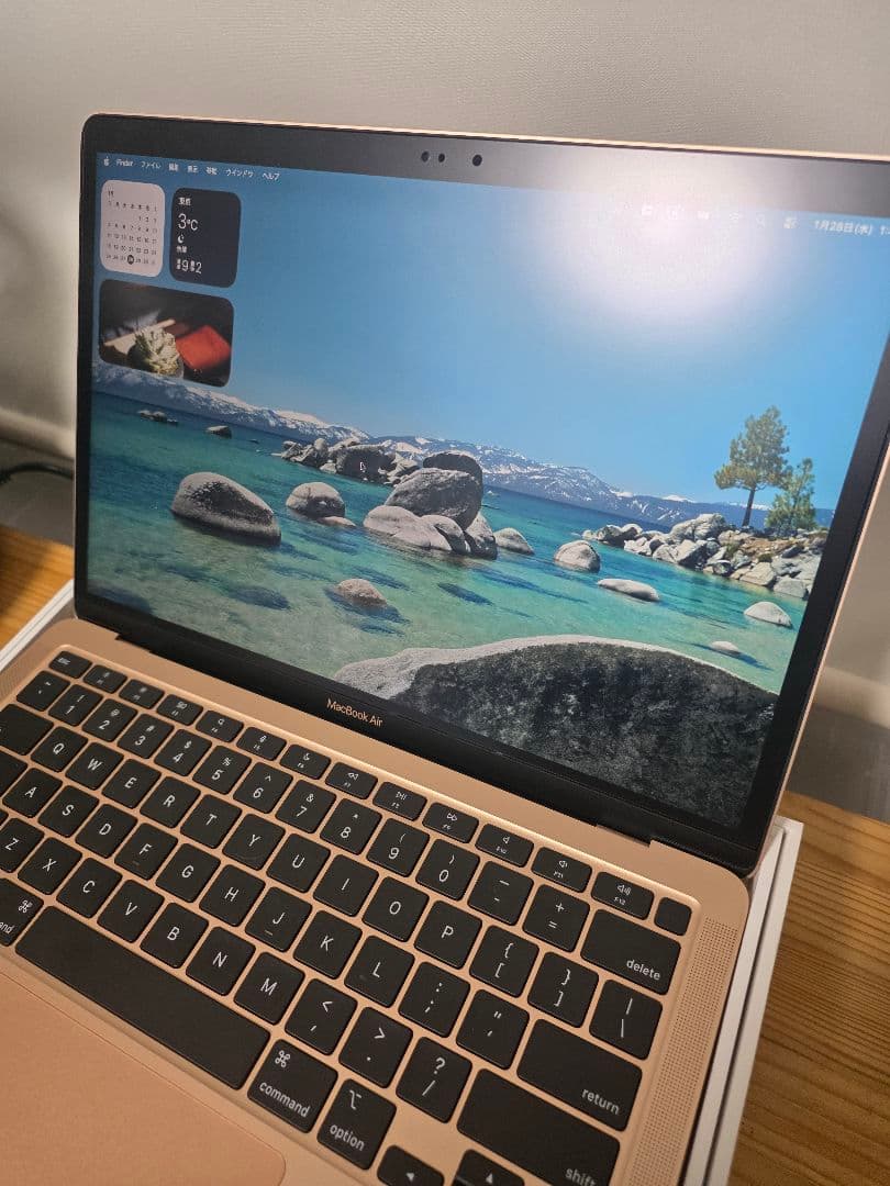 MacBook air m1 メモリ16gb ストレージ1tb ゴールド