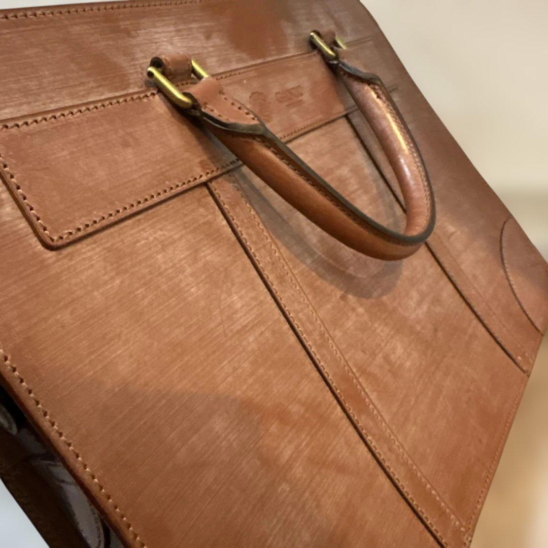 GANZO ガンゾ ブリーフケース ブライドルレザー ビジネスバッグ ロウ