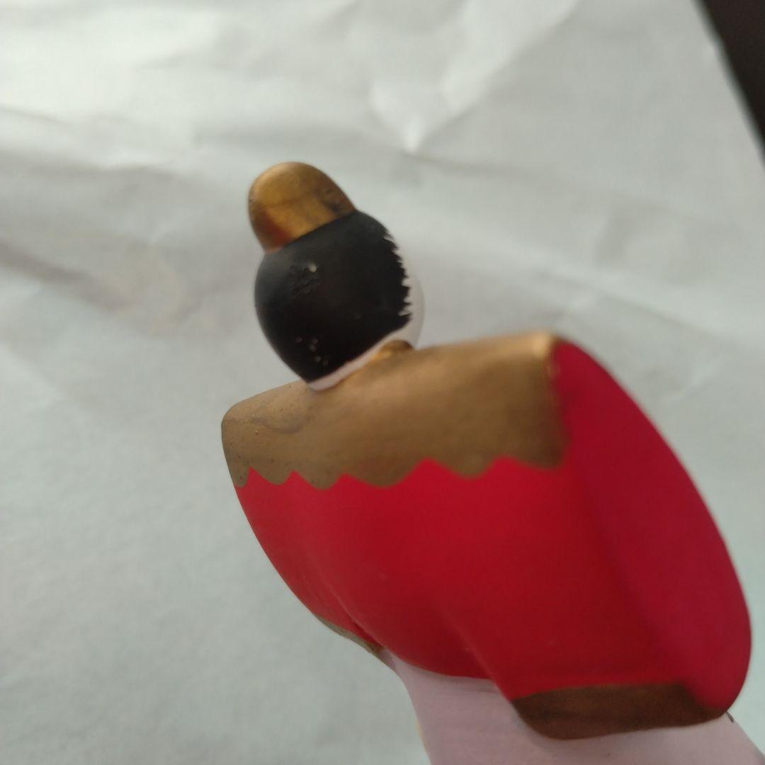 【U636】小さな 雛人形　内裏様のみ 陶器　京都人形