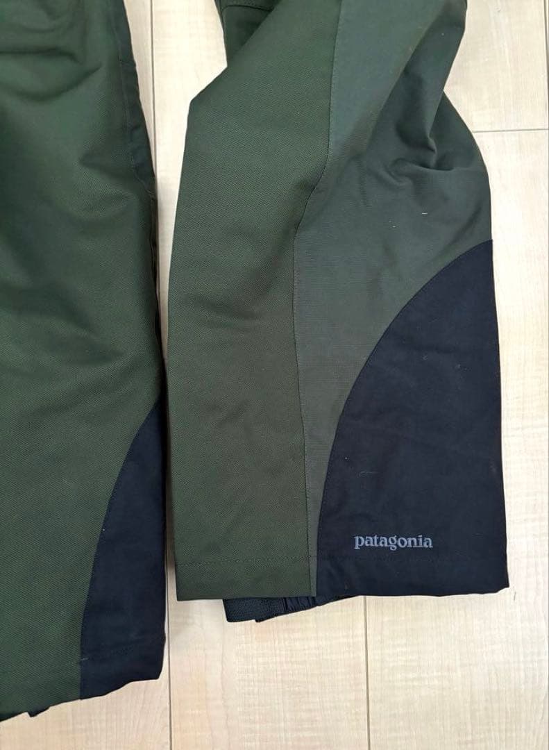 週末セール❕【美品】Patagonia パタゴニア スノボウェア パンツ 深緑