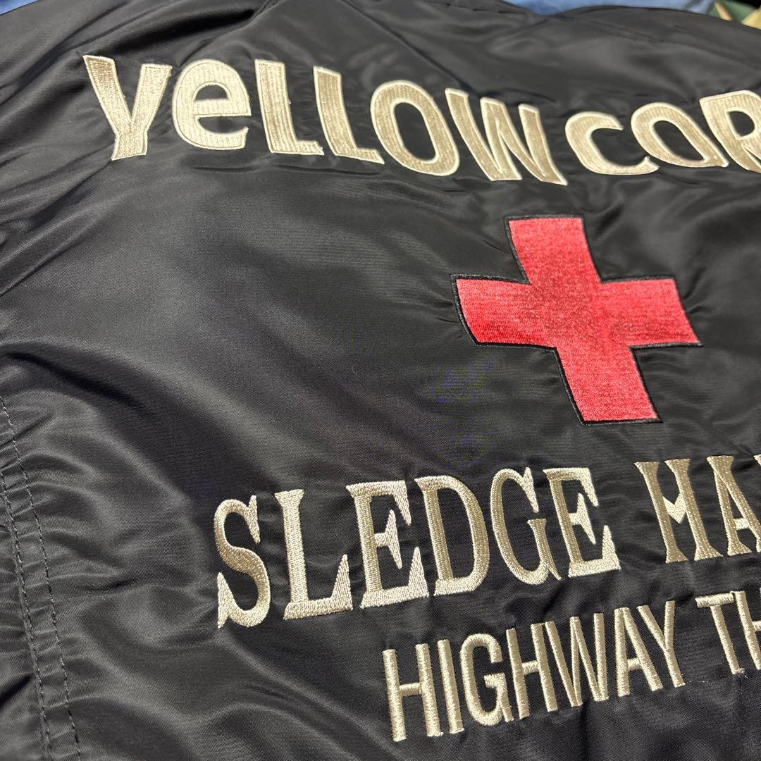 ✨新品未使用品✨YELLOWCORN ブラックジャケット　秋　冬　刺繍ロゴ　M