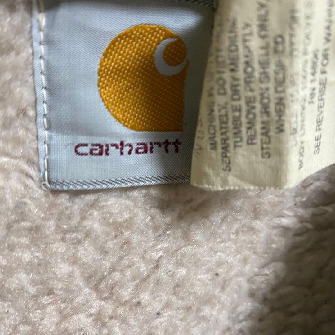 USA製 Ｌサイズ　スミクロ　フェードブラック　ダックベスト　裏ボア　カーハート