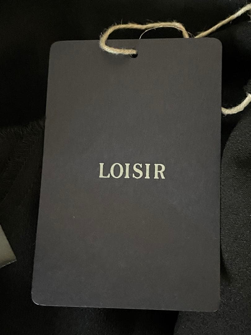 未使用 ロワズィール LOISIR ダブルクロスボトルシルエットパンツ