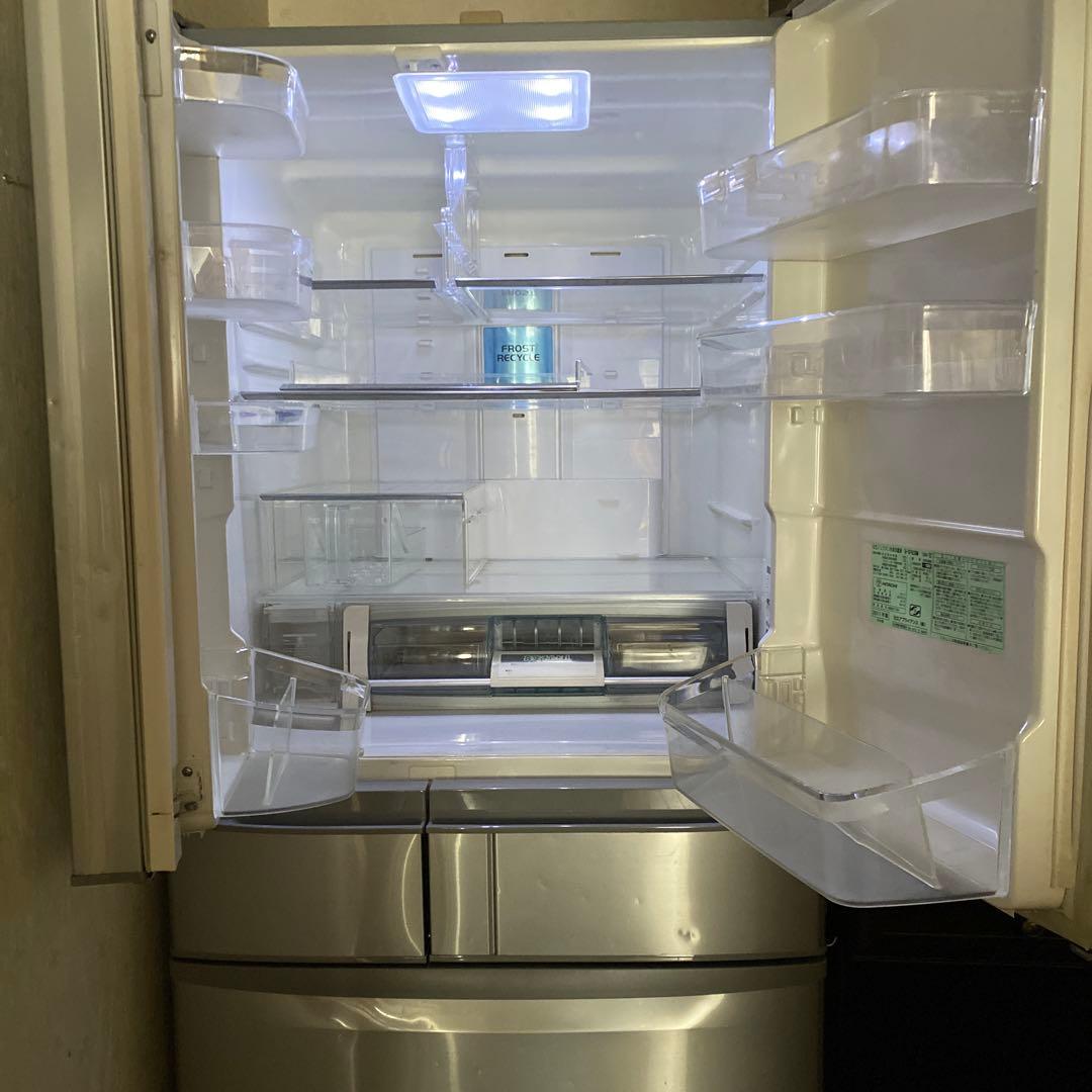 HITACHI 冷凍冷蔵庫 R-SF62BM 2011年製 シルバー　620L