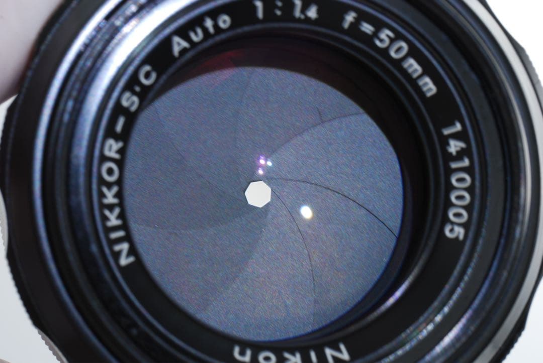 【希少・清掃済】Nikon NIKKOR-S・C Auto 50mm F1.4
