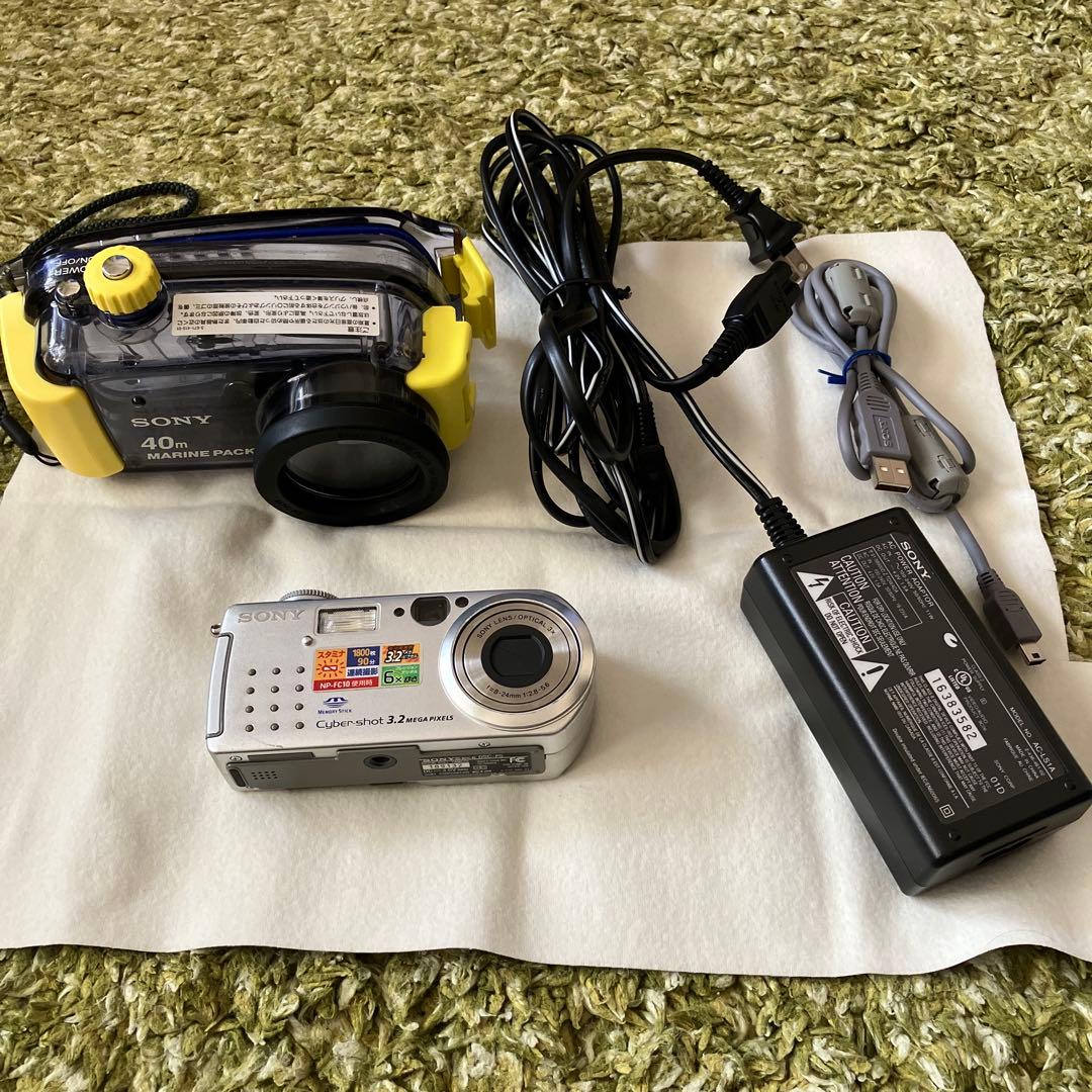 水中撮影40m SONY Cyber-shot DSC-P5 3.2メガピクセル