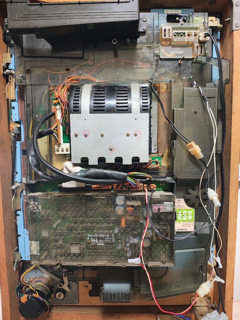 保留玉連荘機 初代フィーバークィーンⅡ 循環加工済 家庭用100V電源 60Hz