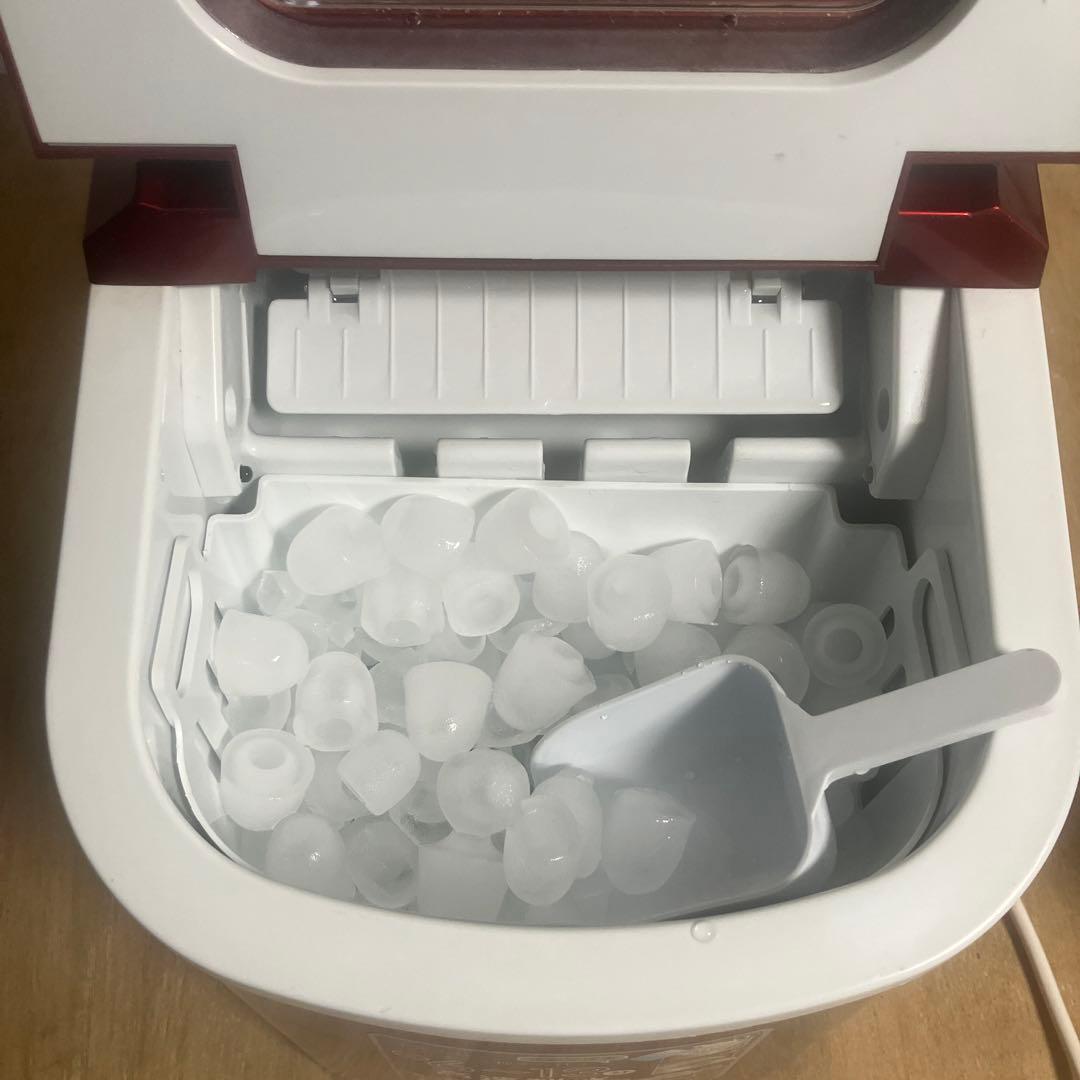 VERSOS ベルソス 高速製氷機 VS-ICE02 レッド 家庭用