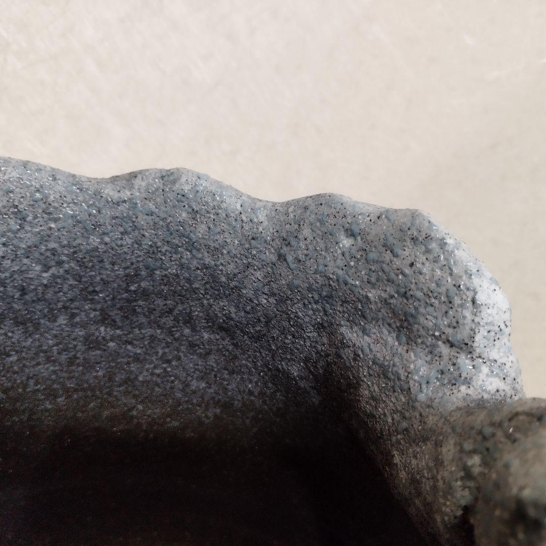 値下げ【新品・未使用】浅紫ひねり手　大壺傘立　へちもん　信楽焼　壺　傘立て