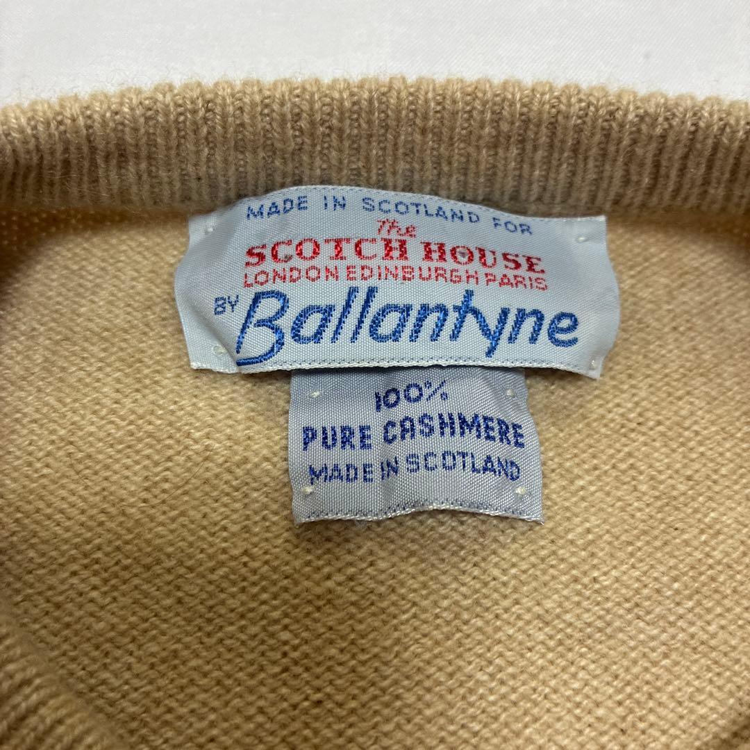 トップス 70s Ballantyne Pure Cashmere Knit