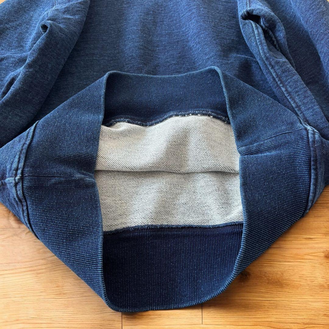 MOLTEMANI インディゴ スウェット M 15.5oz denim